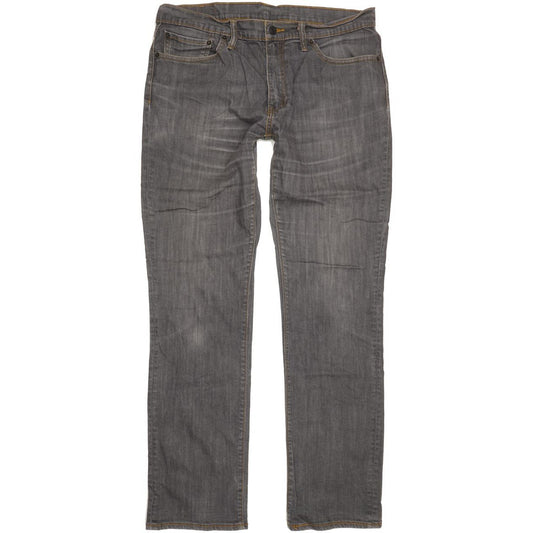 Levi's 511 Men Grey Straight Slim Stretch Jeans W36 L33