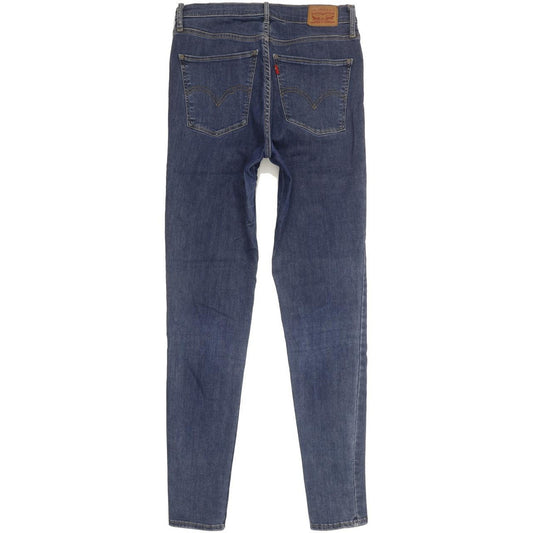 Levi's Mile Blue Skinny Slim Stretch Jeans High Waisted W29 L31