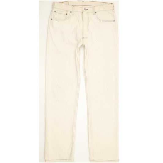 Levi's 501 Made inUSA Men Beige Straight Regular Jeans W34 L31