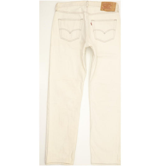 Levi's 501 Made inUSA Men Beige Straight Regular Jeans W34 L31