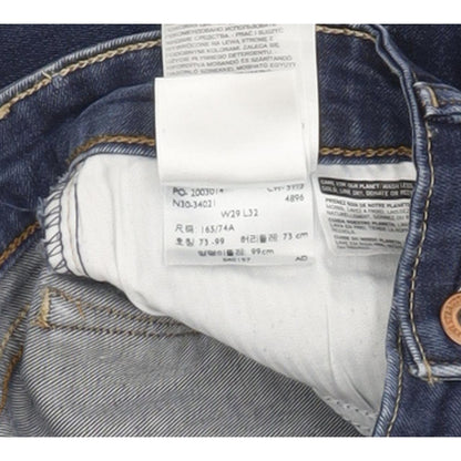Levi's Demi Curve Women Blue Skinny Slim Stretch Jeans W29 L30