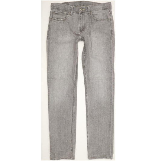 Levi's 511 Men Grey Straight Slim Stretch Jeans W32 L33