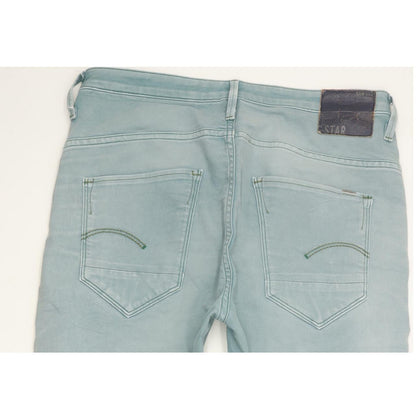 G-Star Arc 3D Women Green Tapered Slim Stretch Jeans W27 L29