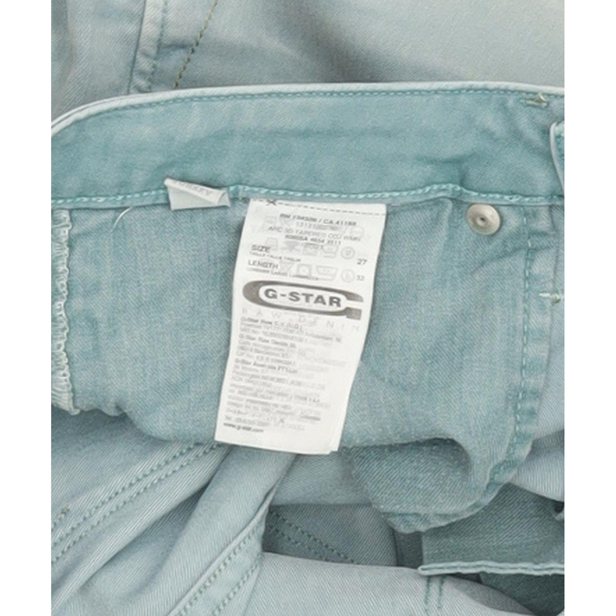 G-Star Arc 3D Women Green Tapered Slim Stretch Jeans W27 L29