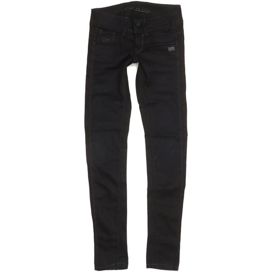 G-Star Midge Cody Women Black Skinny Slim Stretch Jeans W25 L31