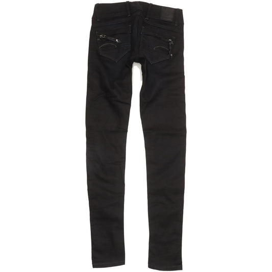 G-Star Midge Cody Women Black Skinny Slim Stretch Jeans W25 L31