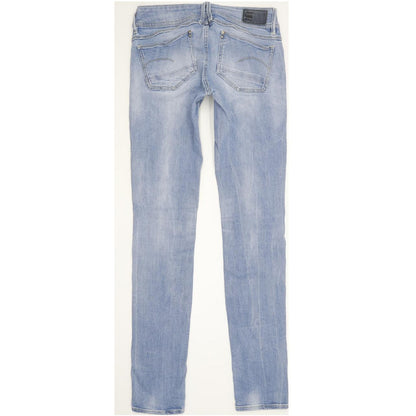 G-Star Lynn Women Blue Skinny Slim Stretch Jeans W26 L31