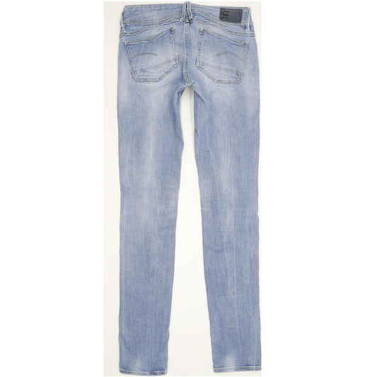 G-Star Lynn Women Blue Skinny Slim Stretch Jeans W26 L31