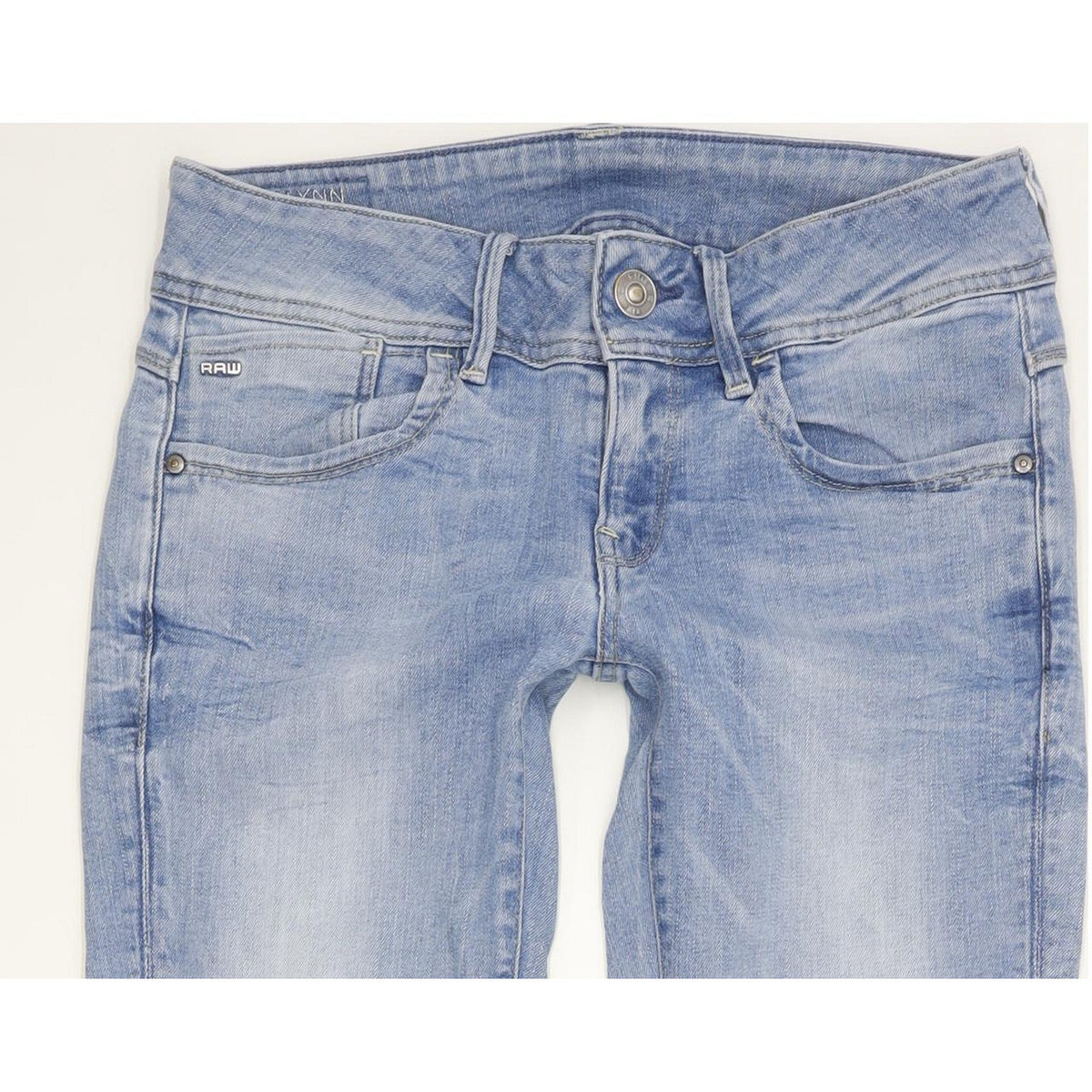 G-Star Lynn Women Blue Skinny Slim Stretch Jeans W26 L31