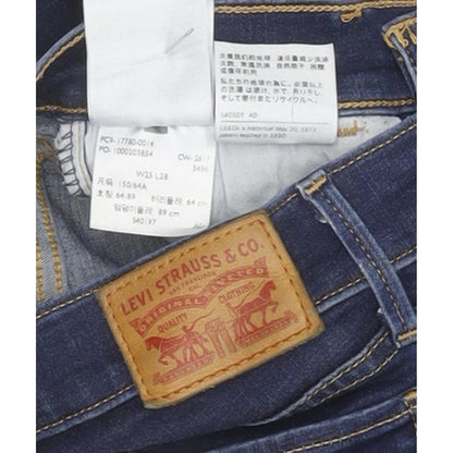 Levi's 710 Super Women Blue Skinny Slim Stretch Jeans W25 L27