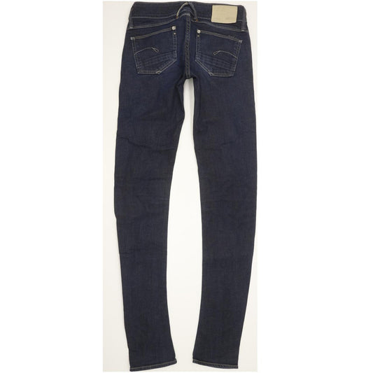 G-Star Women Blue Skinny Slim Stretch Jeans W24 L34
