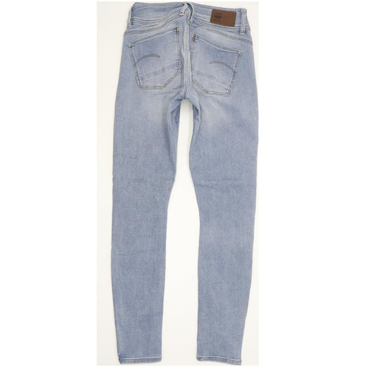 G-Star Lynn Mid Women Blue Skinny Slim Stretch Jeans W27 L28
