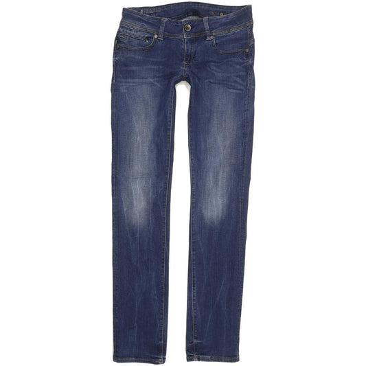 G-Star Midge Women Blue Straight Slim Stretch Jeans W30 L34