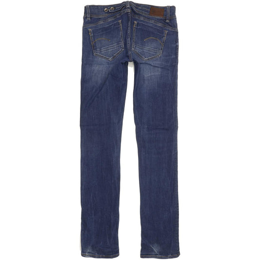 G-Star Midge Women Blue Straight Slim Stretch Jeans W30 L34