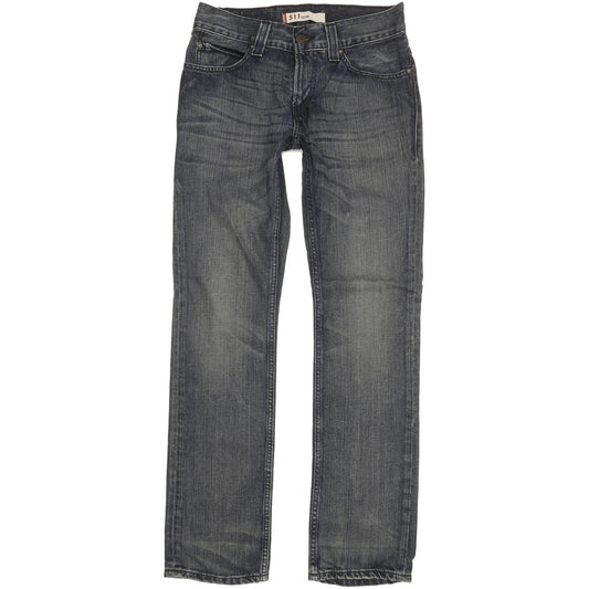 Levi's 511 Women Blue Straight Slim Jeans W30 L32
