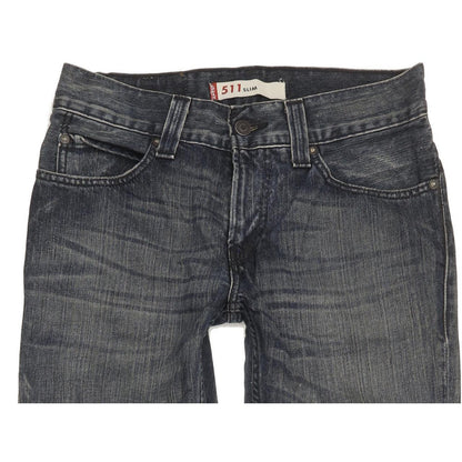 Levi's 511 Women Blue Straight Slim Jeans W30 L32