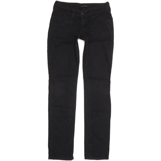 Levi's Women Black Straight Slim Stretch Jeans W30 L34