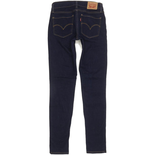 Levi's 711 Women Blue Skinny Slim Stretch Jeans W26 L29