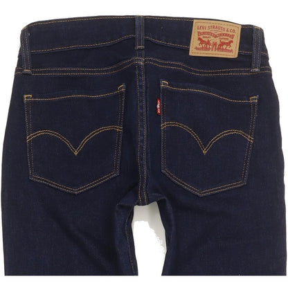 Levi's 711 Women Blue Skinny Slim Stretch Jeans W26 L29