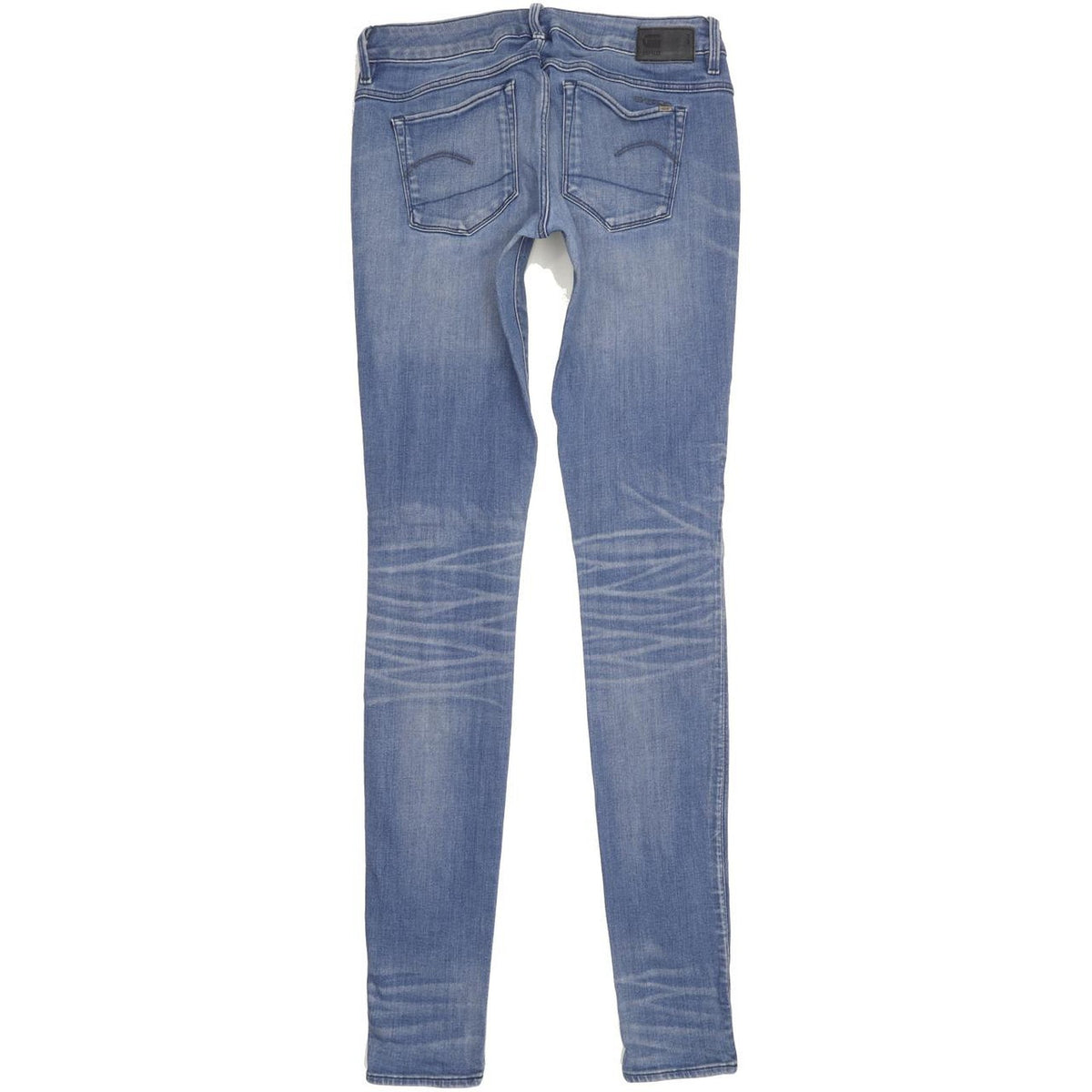 G-Star 3301 Low Women Blue Skinny Slim Stretch Jeans W28 L35
