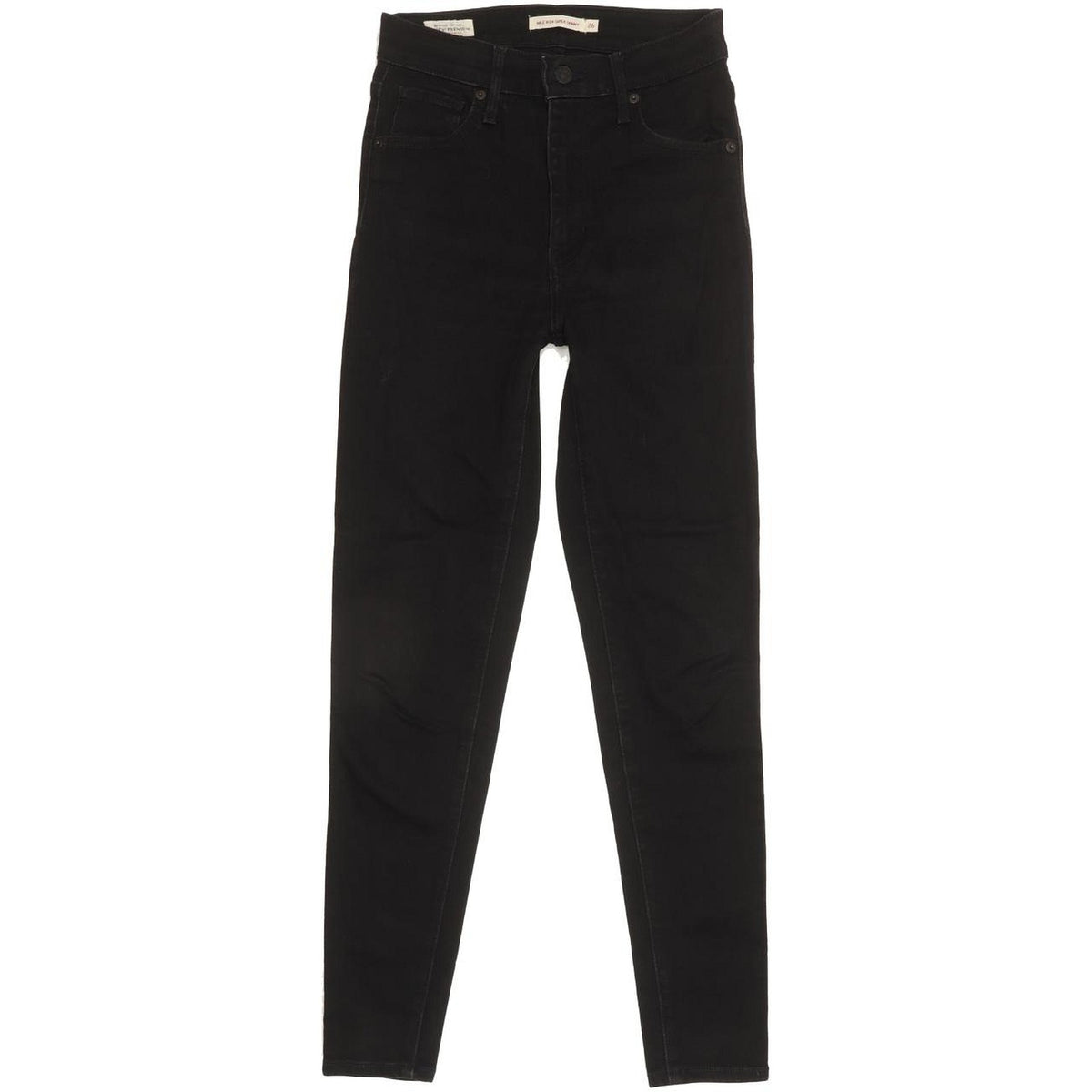 Levi's Mile Women Black Skinny Slim Stretch Jeans W26 L28