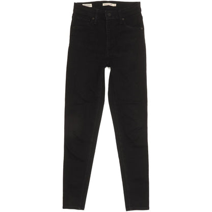 Levi's Mile Women Black Skinny Slim Stretch Jeans W26 L28