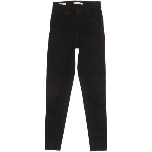 Levi's Mile Women Black Skinny Slim Stretch Jeans W26 L28
