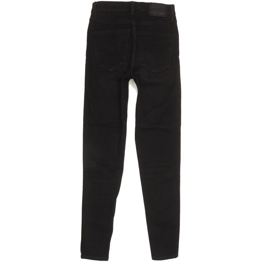 Levi's Mile Women Black Skinny Slim Stretch Jeans W26 L28