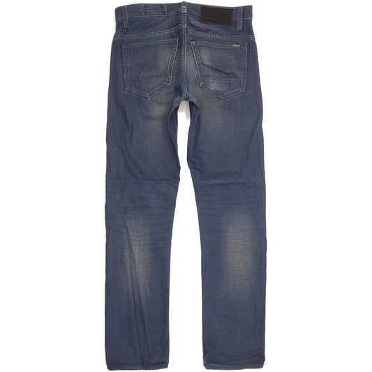G-Star 3301 Men Blue Straight Slim Jeans W31 L32