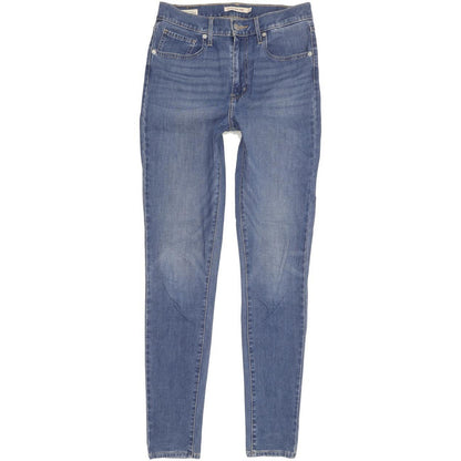 Levi's Mile Blue Skinny Slim Stretch Jeans High Waisted W28 L30