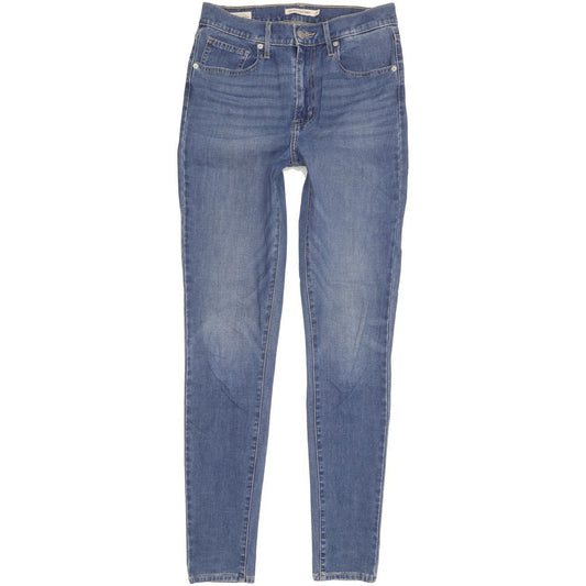 Levi's Mile Blue Skinny Slim Stretch Jeans High Waisted W28 L30