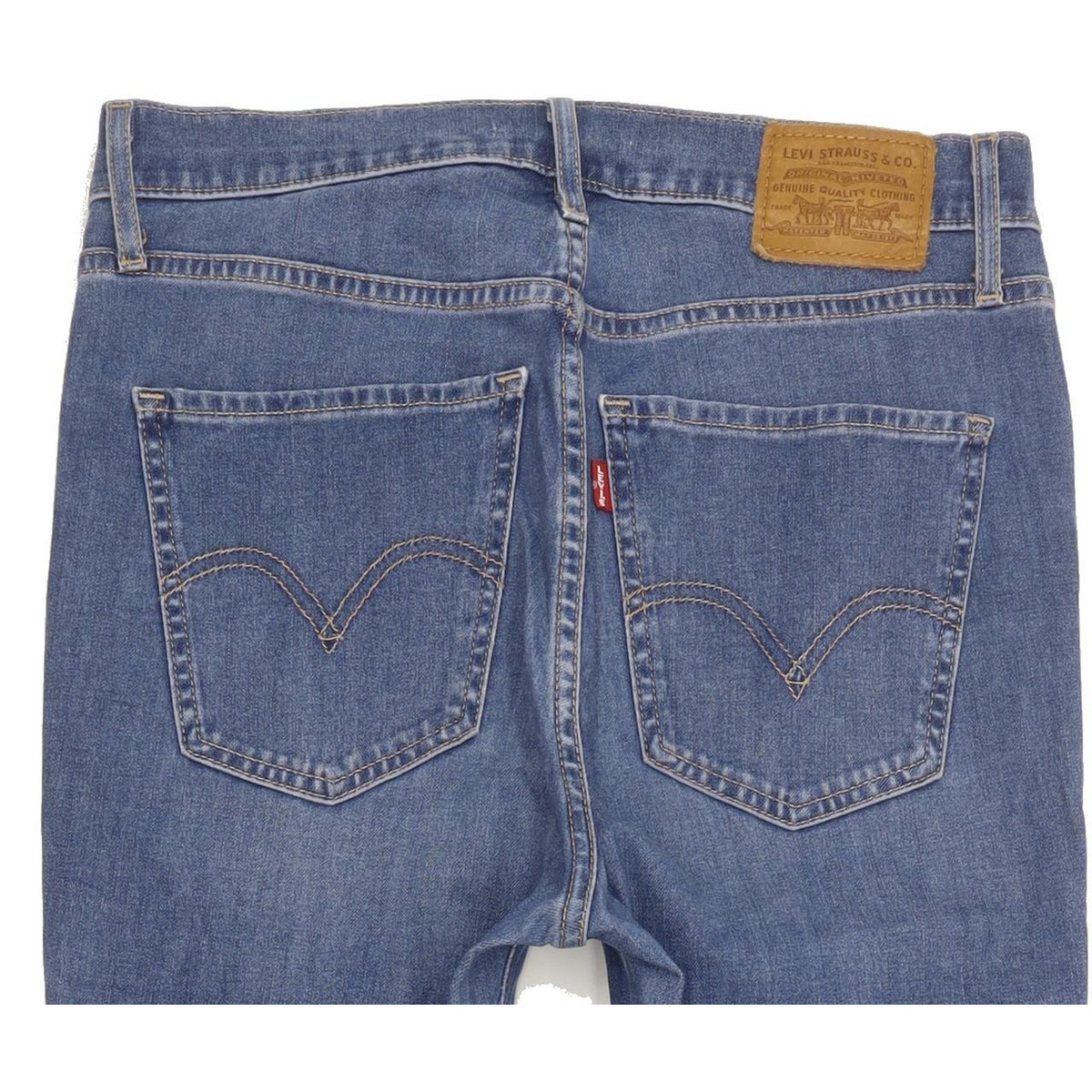 Levi's Mile Blue Skinny Slim Stretch Jeans High Waisted W28 L30