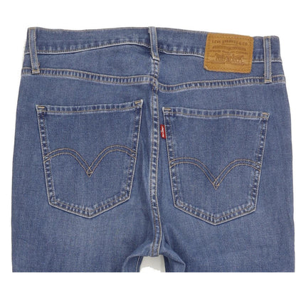Levi's Mile Blue Skinny Slim Stretch Jeans High Waisted W28 L30