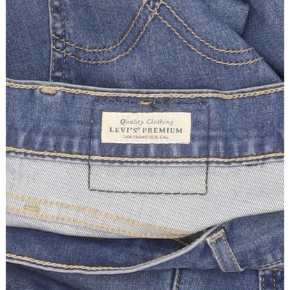 Levi's Mile Blue Skinny Slim Stretch Jeans High Waisted W28 L30