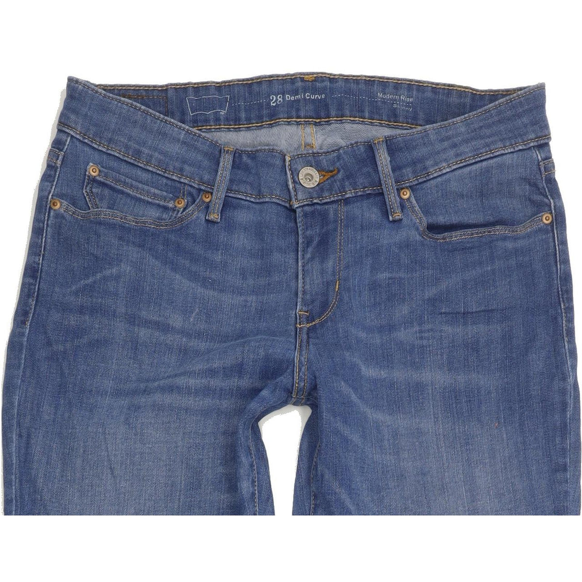 Levi's Demi Curve Women Blue Skinny Slim Stretch Jeans W28 L31