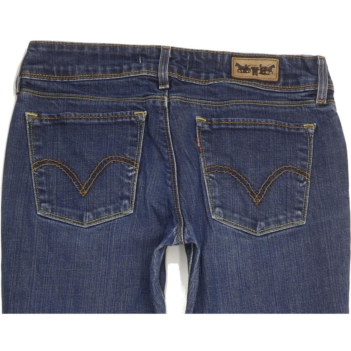 Levi's 571 Women Blue Straight Slim Stretch Jeans W31 L31
