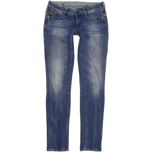 G-Star Midge Women Blue Skinny Slim Stretch Jeans W29 L34