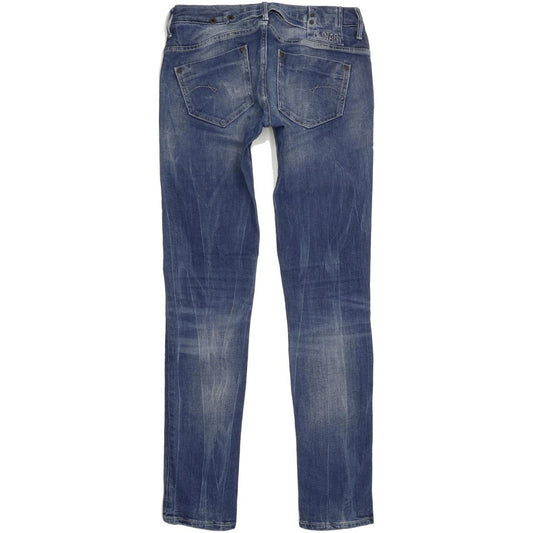 G-Star Midge Women Blue Skinny Slim Stretch Jeans W29 L34