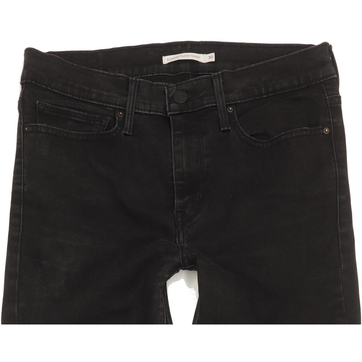 Levi's Slimming Women Black Skinny Slim Stretch Jeans W30 L31