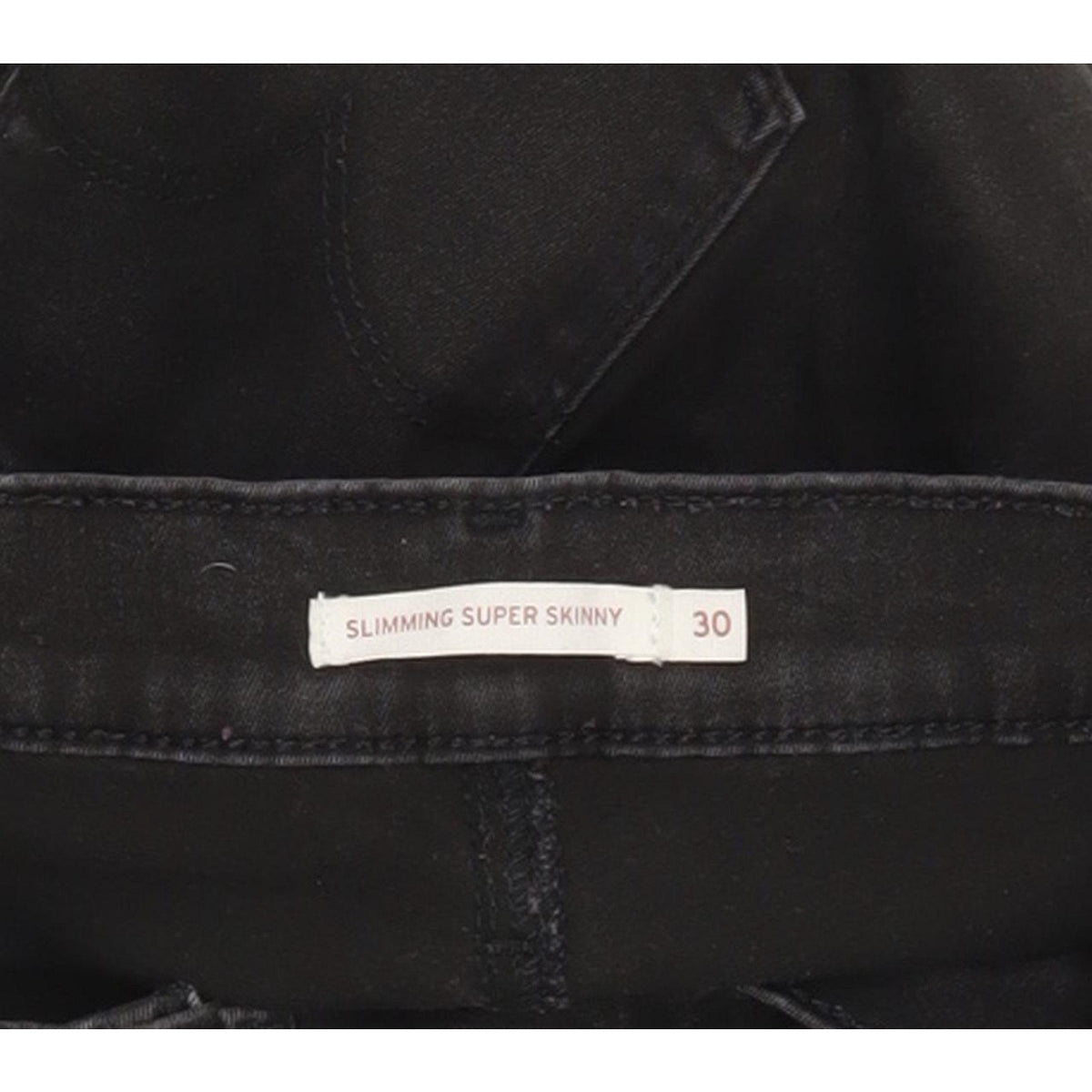 Levi's Slimming Women Black Skinny Slim Stretch Jeans W30 L31