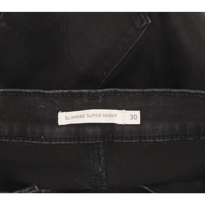 Levi's Slimming Women Black Skinny Slim Stretch Jeans W30 L31