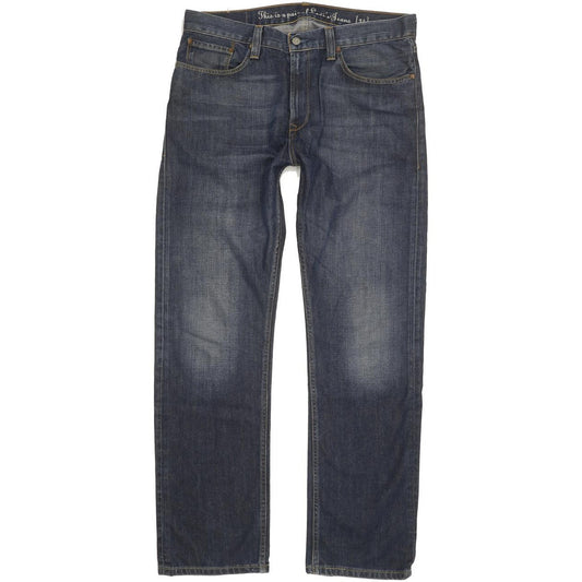 Levi's Men Blue Straight Regular Jeans W34 L32