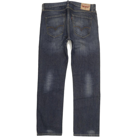 Levi's Men Blue Straight Regular Jeans W34 L32