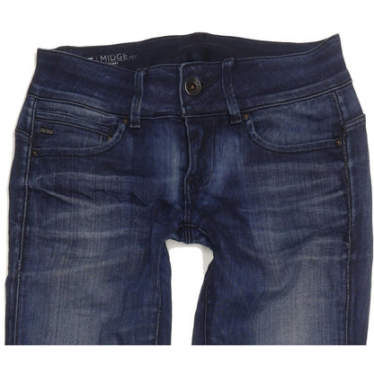 G-Star Midge Cody Women Blue Skinny Slim Stretch Jeans W26 L32