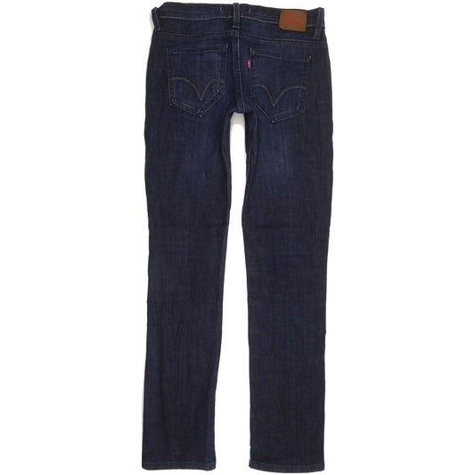 Levi's 491 Women Blue Straight Slim Stretch Jeans W29 L31