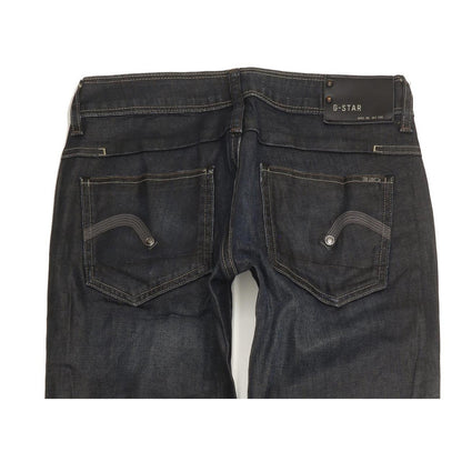 G-Star New Reese Women Navy Straight Slim Stretch Jeans W28 L30