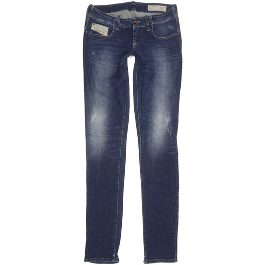 Diesel Grupee 0808T Women Blue Skinny Slim Stretch Jeans W27 L34