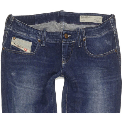 Diesel Grupee 0808T Women Blue Skinny Slim Stretch Jeans W27 L34