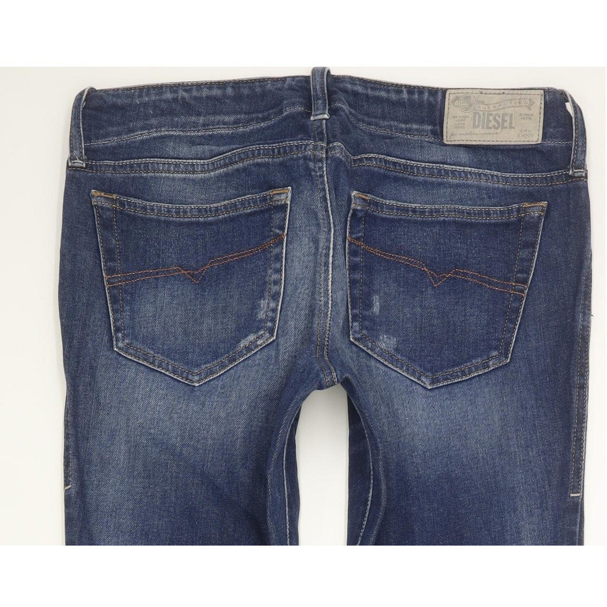Diesel Grupee 0808T Women Blue Skinny Slim Stretch Jeans W27 L34
