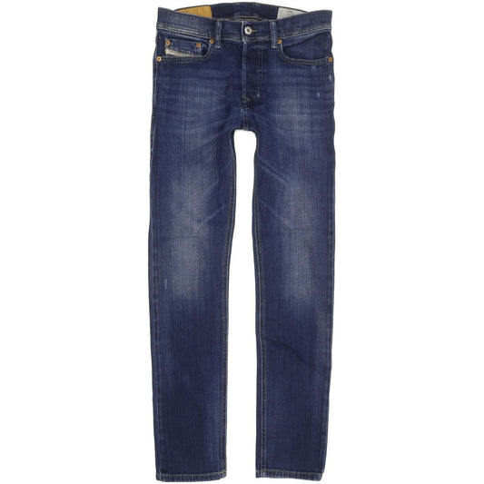 Diesel Tepphar 0860L Men Blue Tapered Slim Stretch Jeans W27 L30